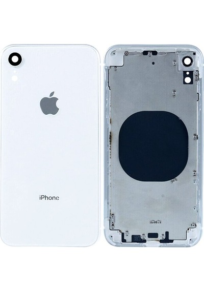 Apple Uyumlu iPhone XR Boş Kasa Beyaz Renk