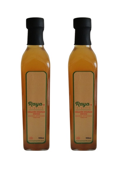 Raya Organik Enginar Sirkesi 2'li Set 500 Ml