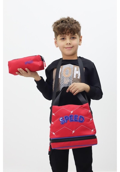 Kirpi Sonic Erkek Çocuk 3 Lü Okul Çanta Seti Özel Tasarım Sırt Çantası Beslenme Çantası Kalemlik Pembe