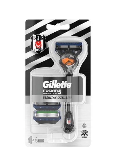 Gillette Fusion 5 Proglite 4 Yedekli Beşiktaş