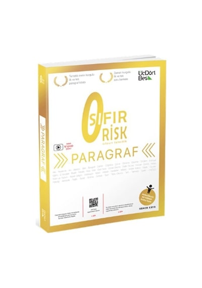 Paragraf Sıfır Risk Üç Dört Beş Yayınları