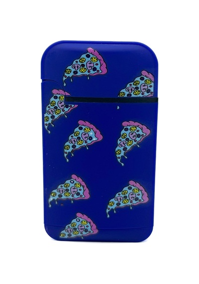 Zengaz Cool Tasarım Jet Alev Çakmak - Blue Pizza Lacivert