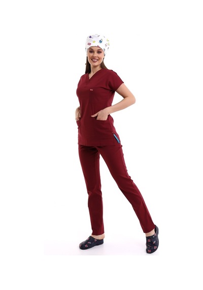 Bflex Yarasa Kol Forma Takım - 4809 Bordo-6103
