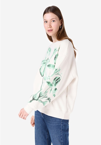 Colins Comfort Fit Kadın Ekru Sweatshirt Cl1067257 Q1.v2 Ecr Ekru