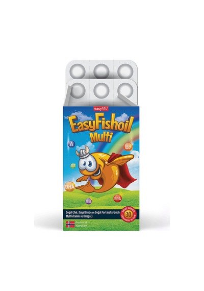 Easy Fishoil Multi Doğal Çilek Limon Portakal Aromalı