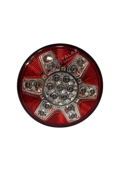 Farplas 24v Sinyal Lambası Ledli Yuvarlak Güleryüz Cobra-mıtsubıshı-otokar-temsa 111 Mm