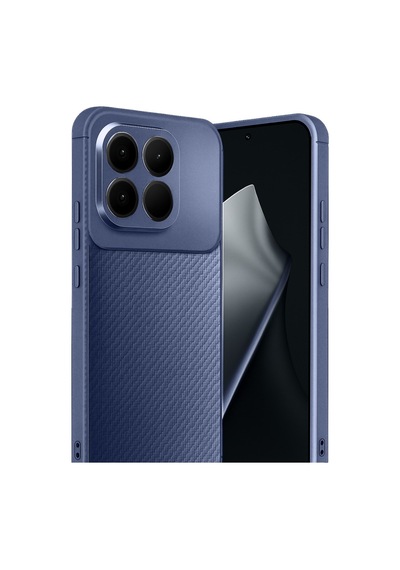 Xiaomi Mi 15t Uyumlu Auto Focus Karbon Kapak - Lacivert
