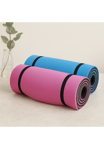 Pilates Yoga Matı 16mm 55x170cm - 27 Dns Yüksek Yoğunluk Çok Renkli
