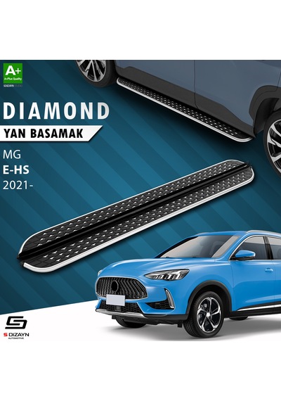 S-dizayn Mg E-hs Diamond Krom Yan Basamak 183 Cm 2021-2024 A+ Kalite