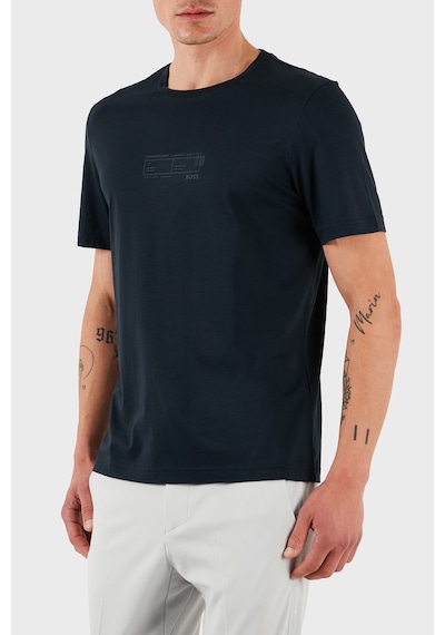 Boss Erkek T Shirt 50531587 402 Lacivert Lacivert