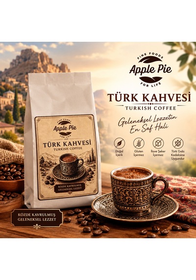 Apple Pie Közde Çifte Kavrulmuş 250 Gr Türk Kahvesi Diğer