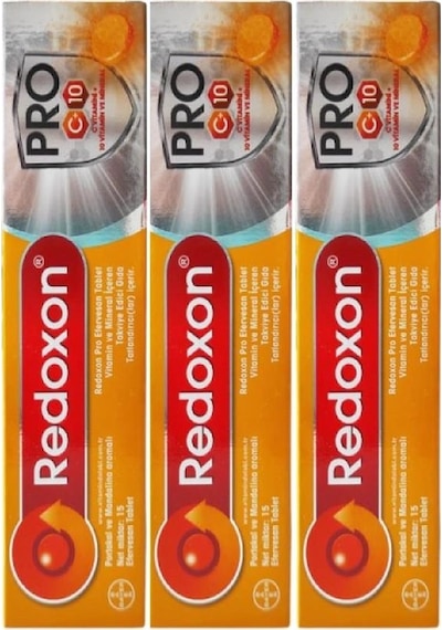Redoxon Pro 15 Efervesan Tablet x 3 Adet