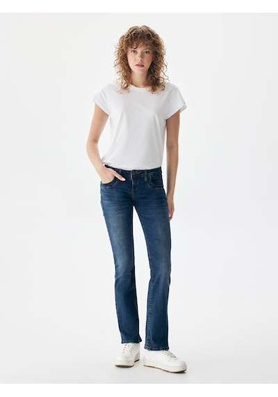 Ltb Valerıe Düşük Bel Boru Paça Jean Pantolon 01009514514905 52913 Mavi