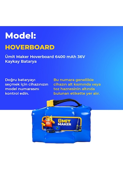 Hoverboard 6400 Mah 36v Kaykay Batarya