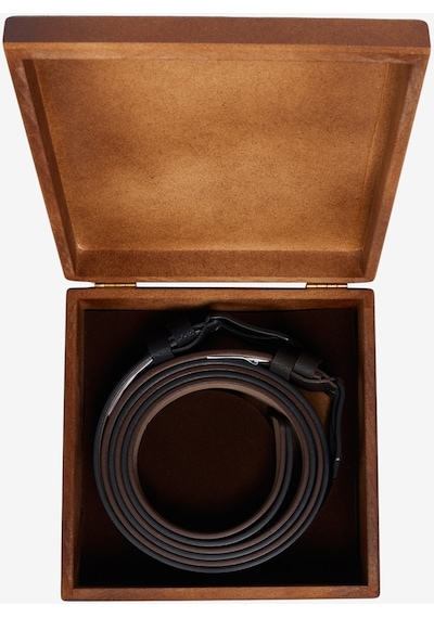 AC&Co / Altınyıldız Classics Erkek Siyah-kahverengi Özel Ahşap Kutulu 2'li Kot Kemeri Seti Damat Bohçası Kahverengi - Siyah AC&Co / Altınyıldız Classics Erkek Siyah-kahverengi Özel Ahşap Kutulu 2'li Kot Kemeri Seti Damat Bohçası Kahverengi - Siyah