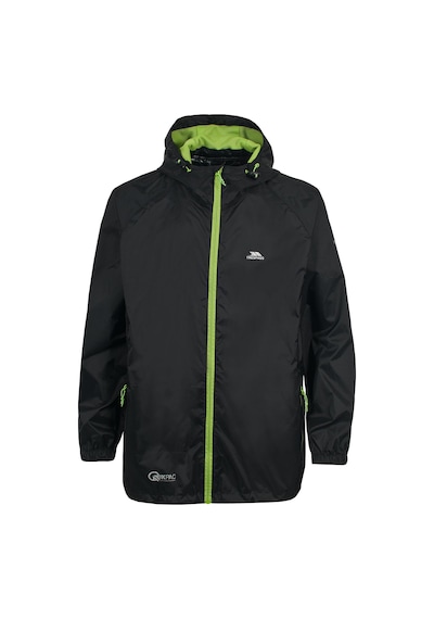 Trespass Trespass Qikpac Jacket - Unisex Packaway Unisex Yeşil Yağmurluk 10003 Siyah