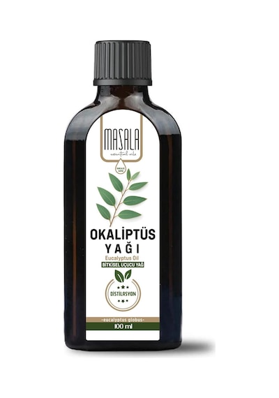 Masala Okaliptus Yağı 100 Ml Saf Uçucu Yağ 100 G