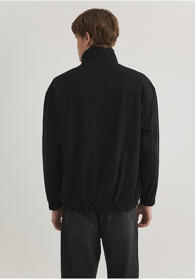Mavi - Yarı Fermuarlı Antrasit Denim Sweatshirt 0211137-900 Siyah
