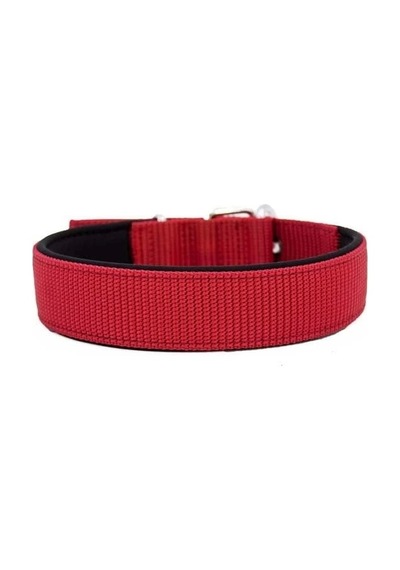 Doggie Comfort Dokuma Köpek Boyun Tasması Small Kırmızı 4x47-55 Cm Çok Renkli