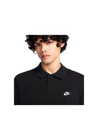 Nike M Nk Club Ss Polo Pıque Erkek Siyah Tişört Fn3894-010 Siyah