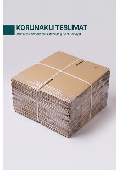 10 Adet 30x25x20 Cm Bc Dalga E-ticaret Ve Taşıma Kolisi