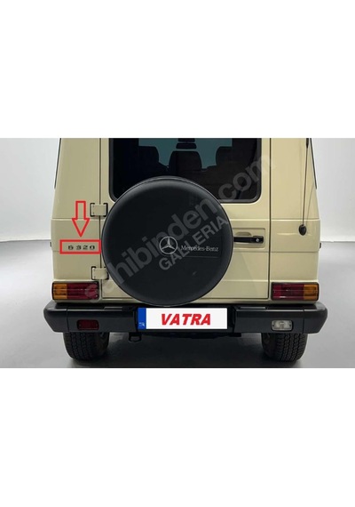 G 320 Uyumlu G 320 Krom Bagaj Yazısı 3m 3d Abs