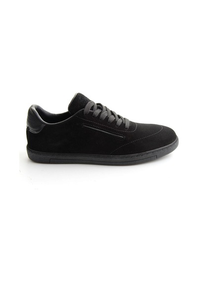 Bambi Siyah Süet Hakiki Deri Erkek Sneaker E01593000302