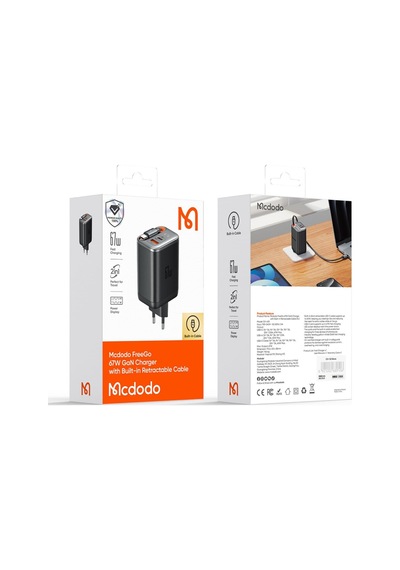 Tr Ch-4100 67w Gan Typec Kablolu Hızlı Şarj Adaptörü