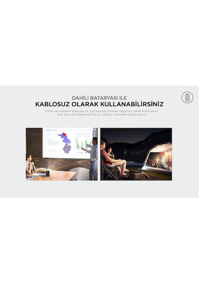 Havit Prime Onyx Taşınabilir DLP Projeksiyon Cihazı Siyah