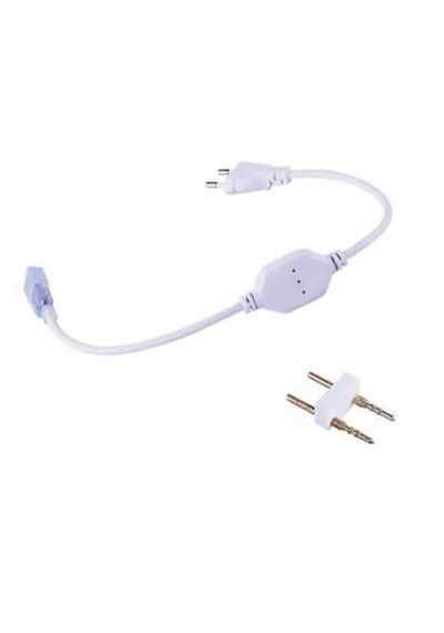 Ledly Neon Led 220v 5mt 220 V Giriş Adaptörü Dahil Beyaz Işık