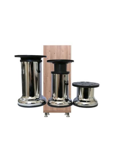 Ayarlı Metal Dolap Vestiyer Komidin Baza Ayağı 5 Cm 4 Adet