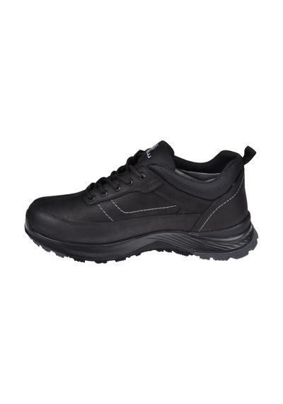 Forelli Hakiki Deri Waterproof Erkek Ayakkabı For-grant Siyah Nubuk