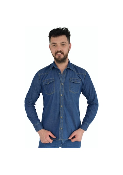 Erkek Kot Çift Cepli Gömlek Silim Fit Bgl-st02756 001