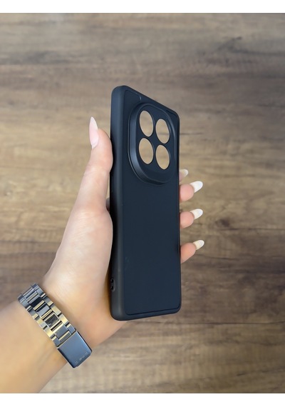 Redmi Note 14 Pro 5g Uyumlu Kamera Korumalı Darbeye Dayanıklı Renk Atmayan Keep Silikon Kılıf Siyah