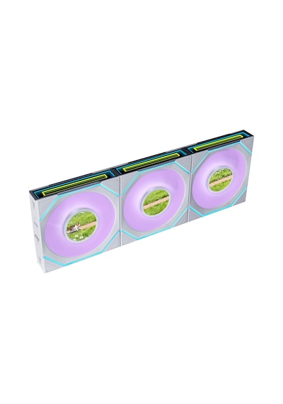 Unı Fan Reverse Sl Inf Lcd Flex 3x120mm Beyaz Kasa Fanı G9f.12rslınd1f3w.00