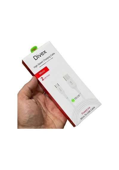 Divex 2.4a Micro Usb Hızlı Şarj Data Kablosu 2 Metre Dc-120