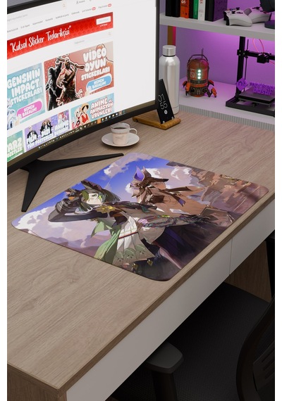 Tighnari Genshin Impact Anime Gacha V5 - 48x40 Xl Gaming Mouse Pad Fare Altlığı
