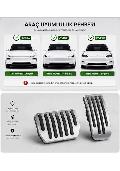 Tesla Model Y Juniper Standart Legacy Pedal Seti Aksesuar