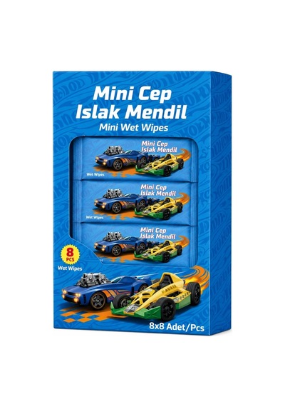 Ers Islak Mini Cep Mendili 8'li