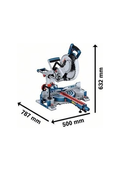 Bosch GCM 18V-254 D Akülü Gönye Kesme Makinesi (Akü ve Şarj Hariç) - 0601B51100