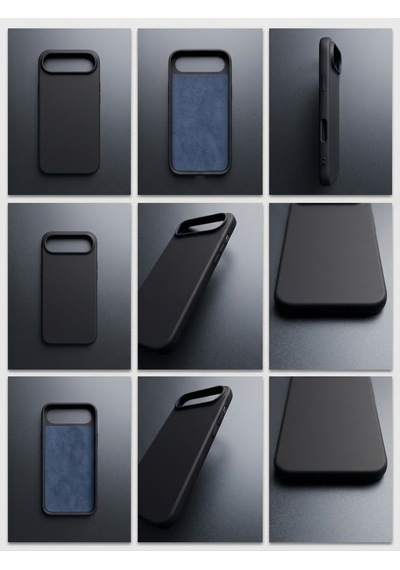 Iphone 17 Aır Uyumlu Silikon Ve Esnek Lansman Premıum Kılıf Siyah