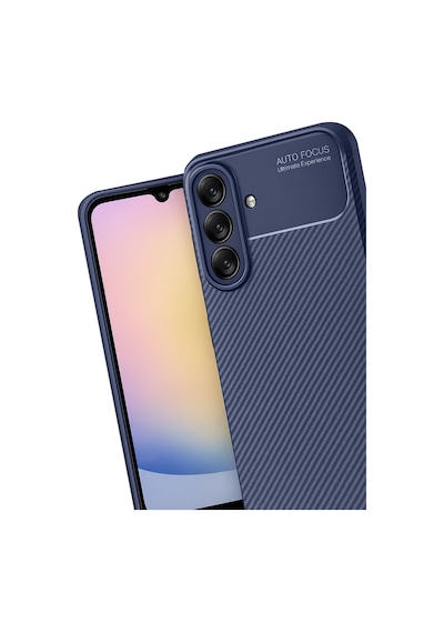 Samsung Galaxy A17 5g Uyumlu Auto Focus Karbon Kapak - Lacivert