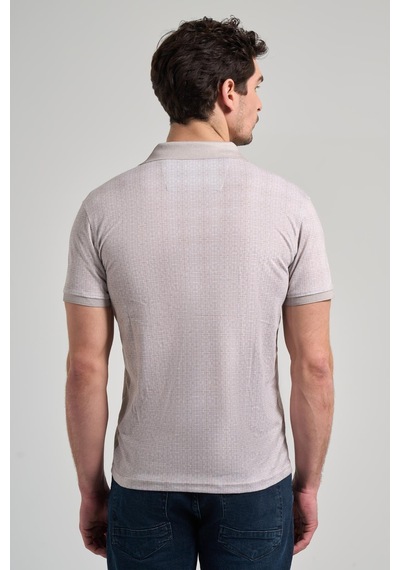 Koyu Bej Kısa Kol Baskılı Pike Polo Yaka Cepsiz Esnek Casual Slim Fit Tişört 1011250150 Koyu Bej Koyu Bej Kısa Kol Baskılı Pike Polo Yaka Cepsiz Esnek Casual Slim Fit Tişört 1011250150 Koyu Bej