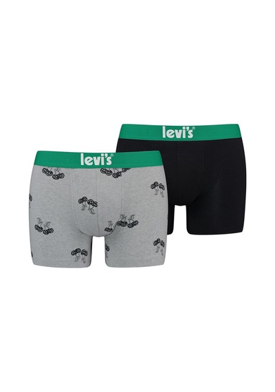 Levi's Erkek Boxer 37149-0866 Siyah-gri Siyah-gri