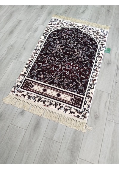 003 Bordo-ravza Seccade 14mm Sık Dokuma Medine Seccadesi