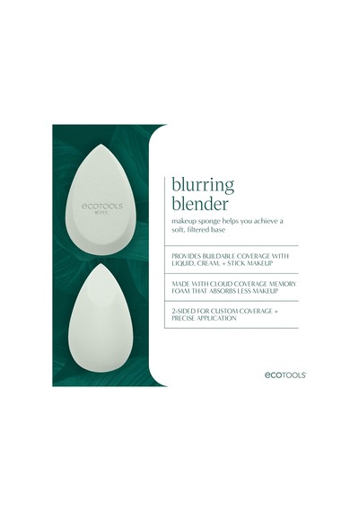 Lexroo Blend + Blur Makyaj Fırçası Ve Sünger Duo, Makyaj Blender Sünger Ve Fondöten Fırçası