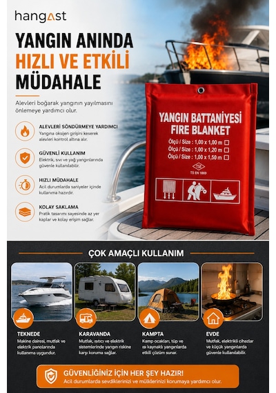 Mevzuata Uygun Tekne Güvenlik Seti İlk Yardım Seti, Yangın Battaniyesi, Balta, Dürbün Ve Acil Durum Ekipmanları