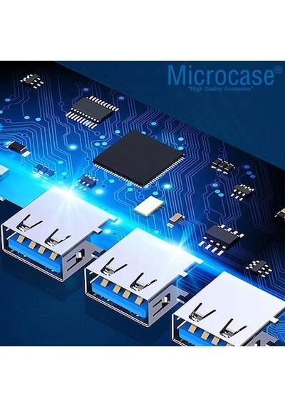 Microcase Type-C To Usb 3.0 4 Port Çoklayıcı Hub Aluminyum Slim K