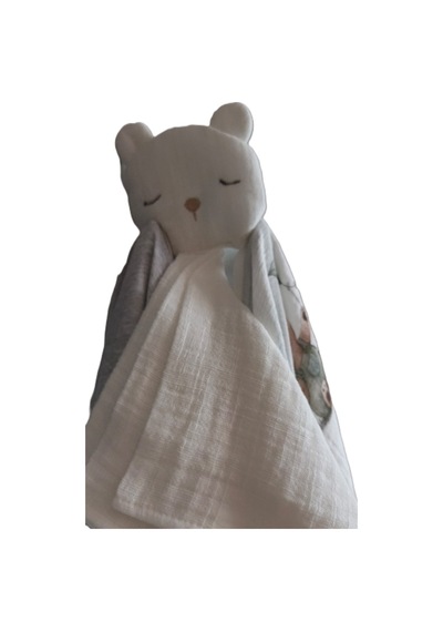 My Baby Kumsal 80x90 Cm 1 Adet Penye 1 Adet Muslin Battaniye 1 Adet Aksesuar 3lü Kutulu Set 2466 Gri Gri