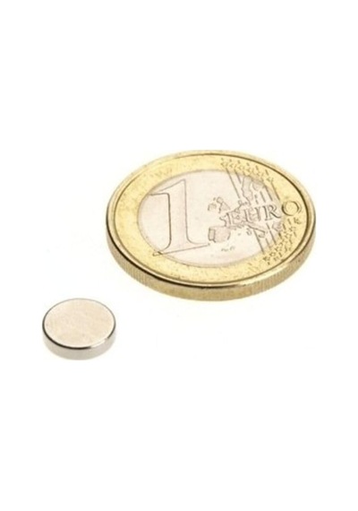 Dünya Magnet 100 Adet 8 X 2 Mm Çap: 8 Mm, Kalınlık : 2 Mm Yuvarlak Neodyum Mıknatıs